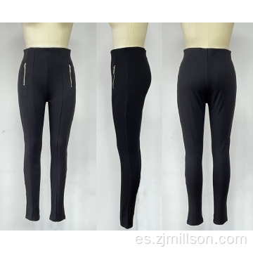 Legging con cremallera con cremallera